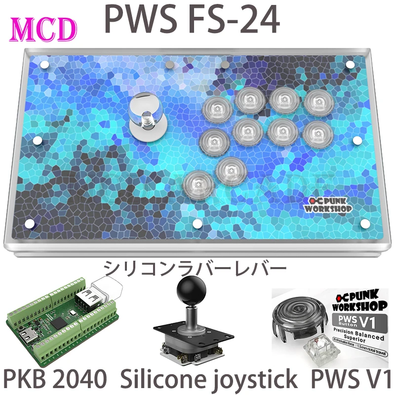 Punk Workshop PWS FS-24 PWS FS-30 Arcade Fight Stick For PC SF6