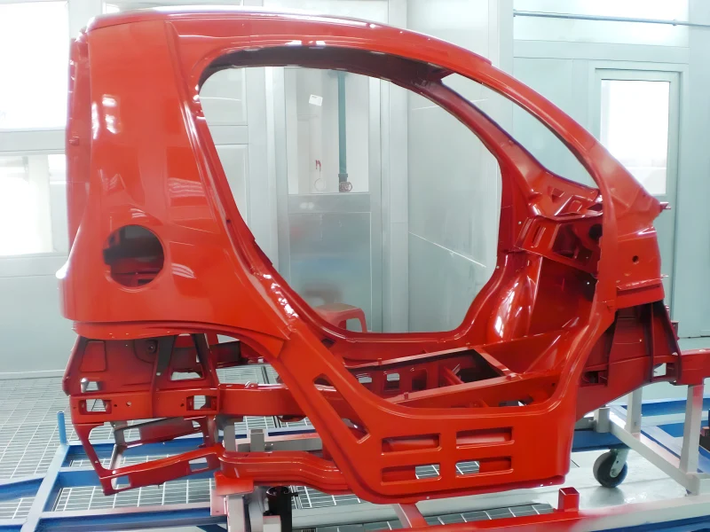 Macchina per la produzione di verniciatura automatizzata Macchina per il trattamento superficiale del telaio del triciclo Macchinari per il rivestimento dei metalli con rivestimento della vernice