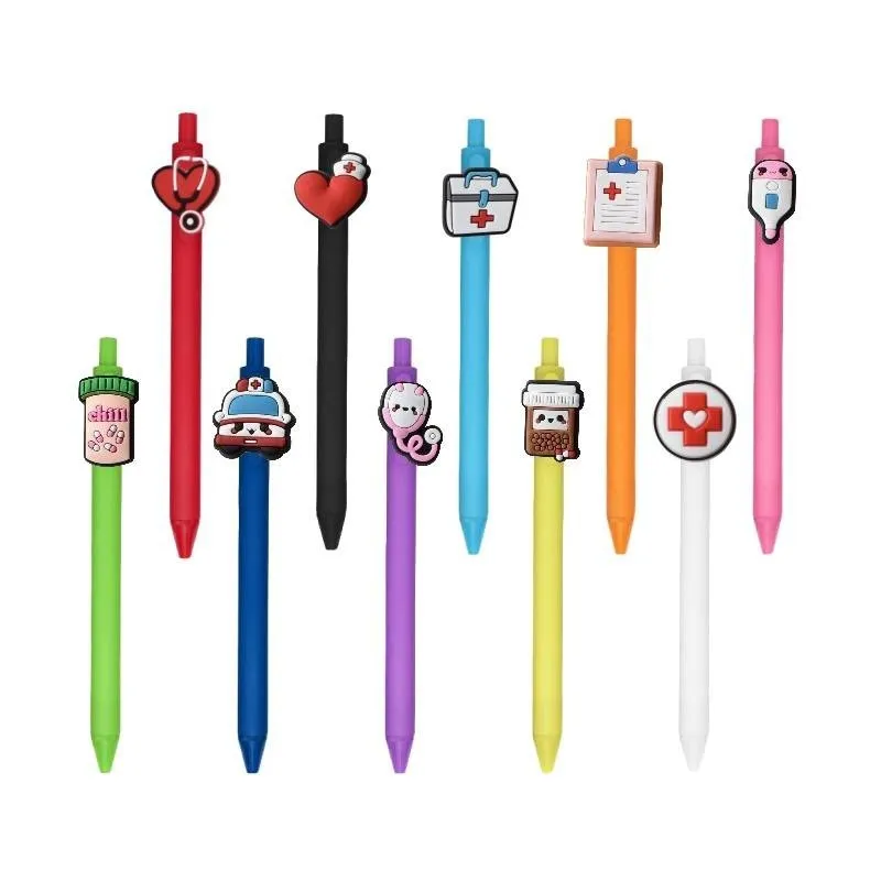 10pcs Nurse Pens Funny Best Cute Nurses Pen Set Accessories for Work, Nursing Student, Medical Assistant