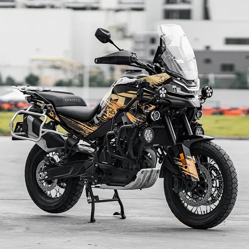 High-Quality Waterproof Vinyl Sticker Kits for CFMOTO 800MT Motorcycle - Protective Decals with Custom Patterns, Style Options