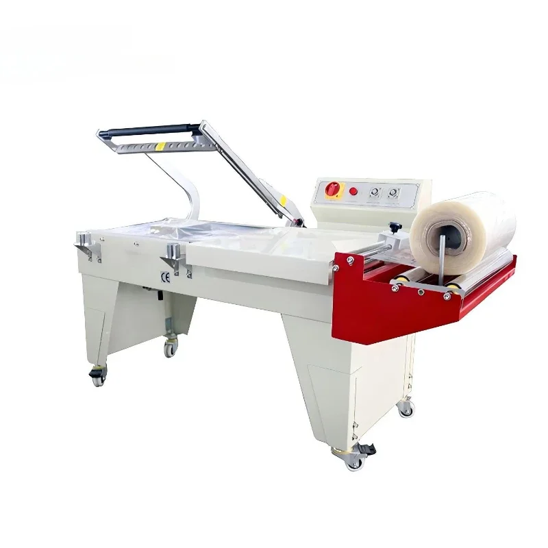 Cutting Card Case Book Plastic Bag Cutting And Sealing Machine L Bar Sealer Plastic PE/POF Film