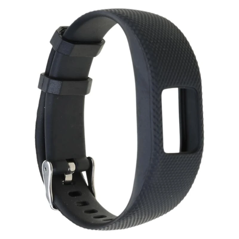 

652F Quick Release Watch Support Loop Accessories Silicone Wristband Bracelet for vivofit 4 Soft Straps