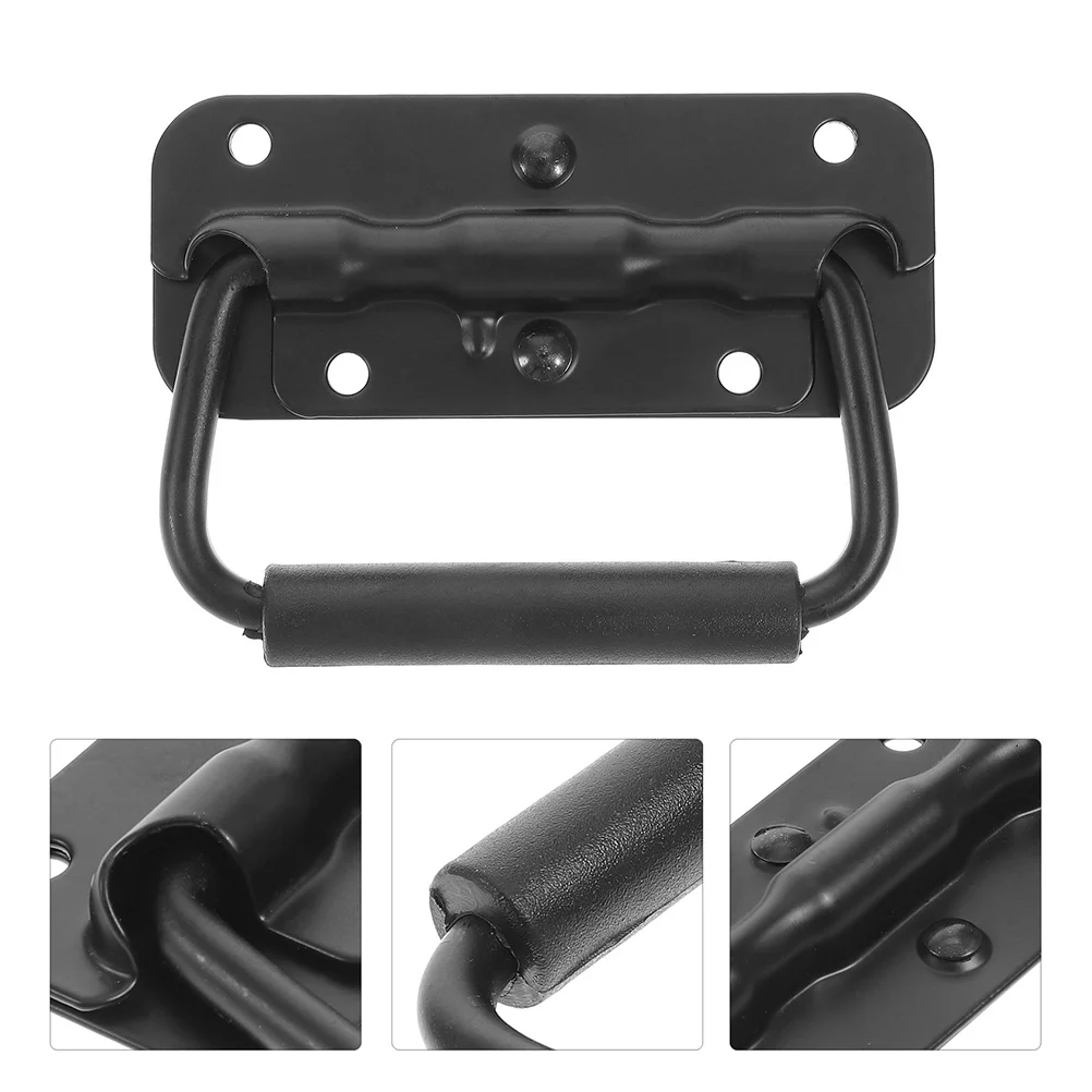 

6Pcs Spring Loaded Handles Stainless Steel Heavy Duty Replacement Pull Handles for Boats Cabinets Toolboxes Cases