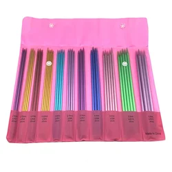 Double Pointed Needle Sweater Needle Set Stainless Steel Ebony Alumina Sweater Needle Hand Knitting Tool