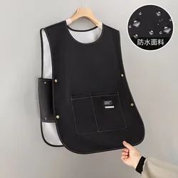 Waterproof Vest Women's Waterproof Apron Pet Shop Waistcoat Hair Salon Uniform Men's Hairdresser Smock Gardening Work Clothes