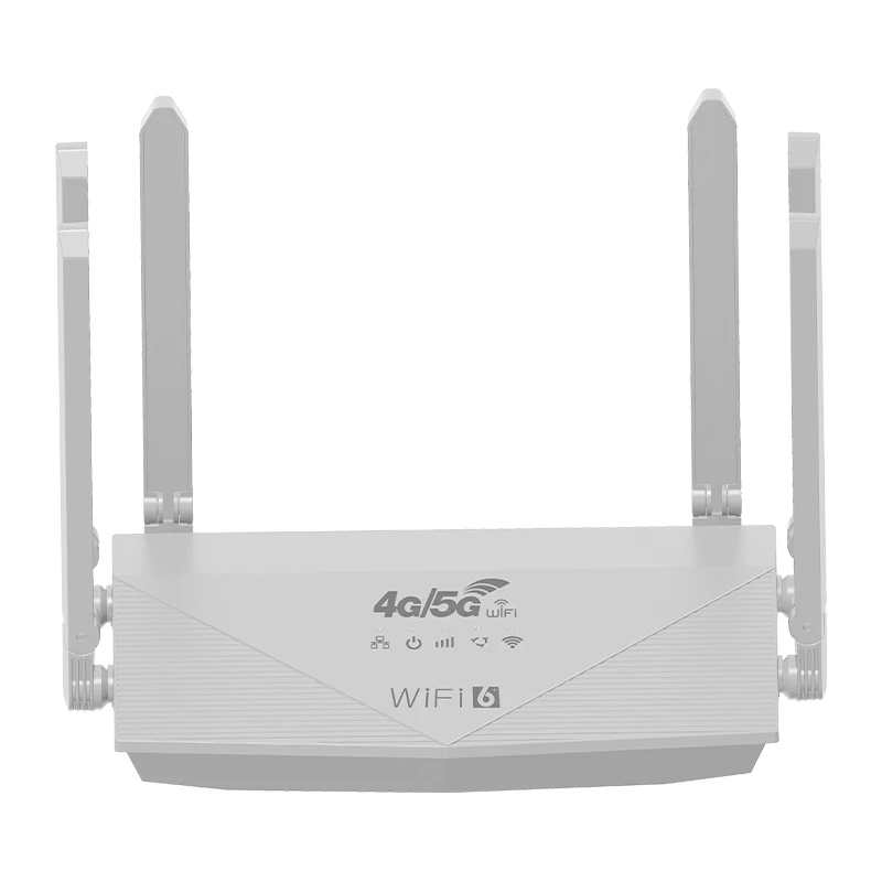 

WR900 4G LTE 5G WiFi 6 Маршрутизатор со слотом для SIM-карты 6 высокоземных антенн 4 гигабитных порта 300 Мбит/с Высокоскоростная беспроводная связь Plug and Play