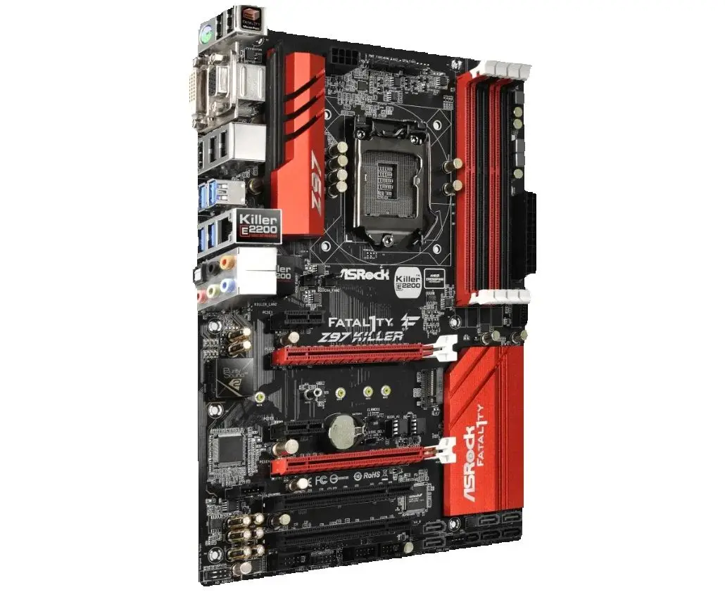 ASRock Fatal1ty Z97 القاتل اللوحة LGA 1150 دعم i7-4790K i7-4770K i5-4690K i5-4670K وحدة المعالجة المركزية 4xDDR3 3200 ميجا هرتز 2xM.2 HDMI ATX #4