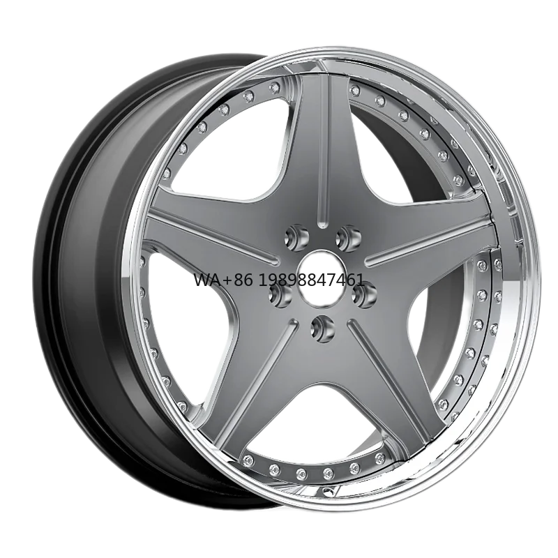 

Высококачественные кованые трехсекционные диски из алюминиевого сплава 18-24 дюйма (5.5J/6J/6.5J/7.5J/8.5J/9J/9.5J)