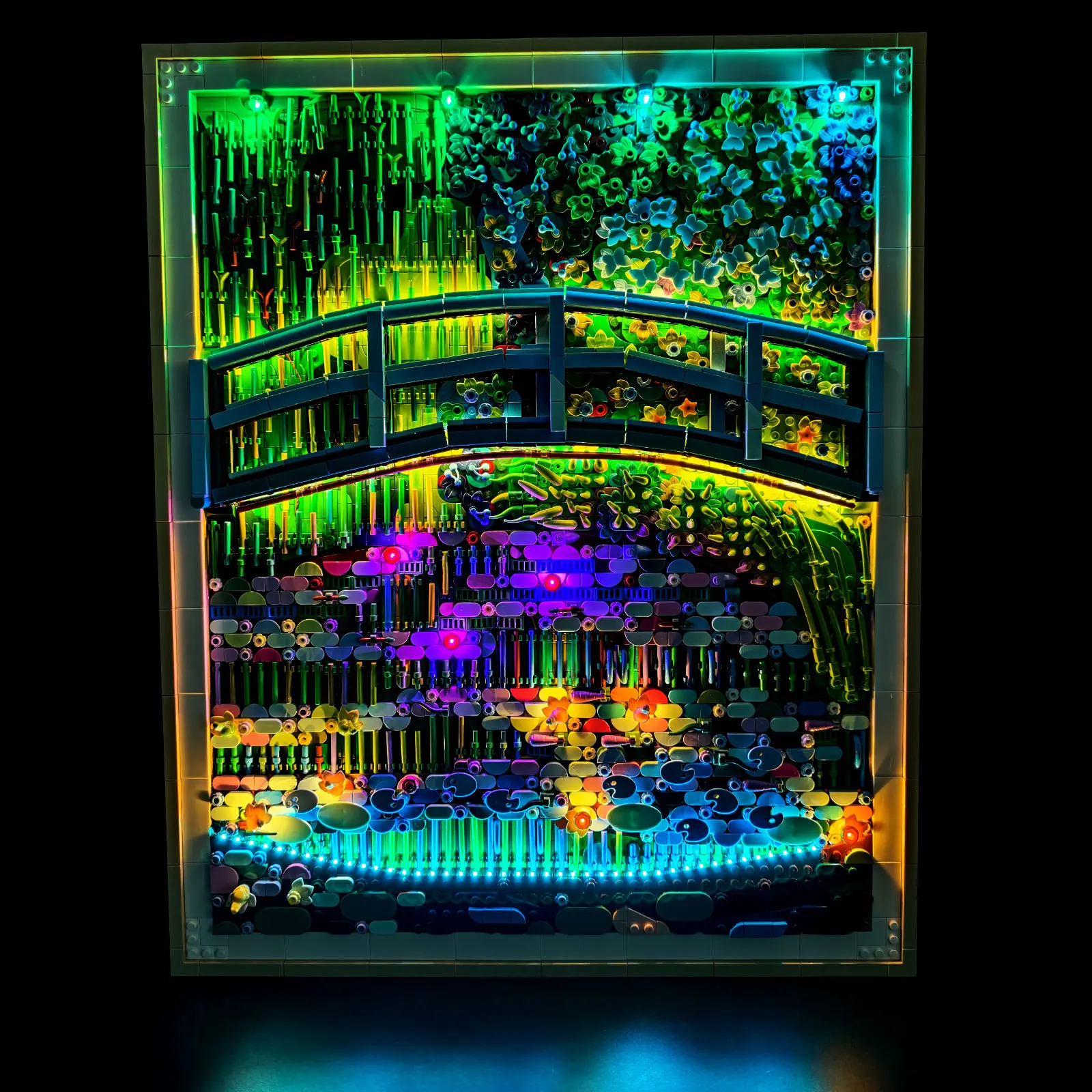 

LYBMTWF LED Lighting Kit Compatible with Lego 31220 Bridge Over a Pond of Water Lilies Model (NOT Include The Model Bricks)