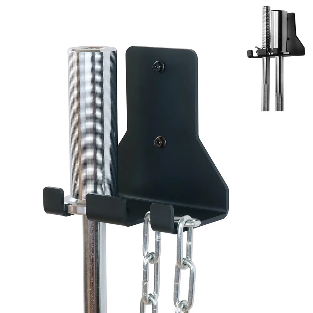 

Wall Mount Barbell Rod Storage Rack Heavy Duty Single Double Barbell Hanging Holder Barbell Bar Bracket Gym Fitness Equipment