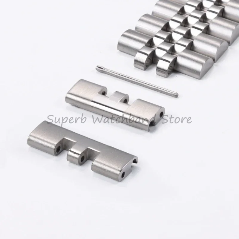 20mm 22mm Stainless Steel Watch Band Straight Curved End Link for Seiko SKX007 Connector for Jubilee Oyster Adapter 2pcs