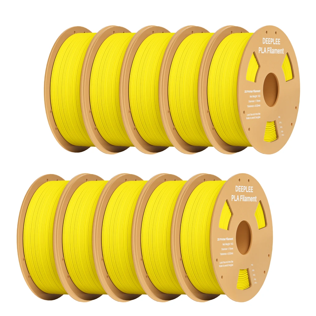 DEEPLEE 5/10KG PLA Filament 1,75mm Lebendige Farben FDM 3D-Drucker Verbrauchsmaterialien Geringe Fadenbildung, Hohe Präzision Deeplee Filament