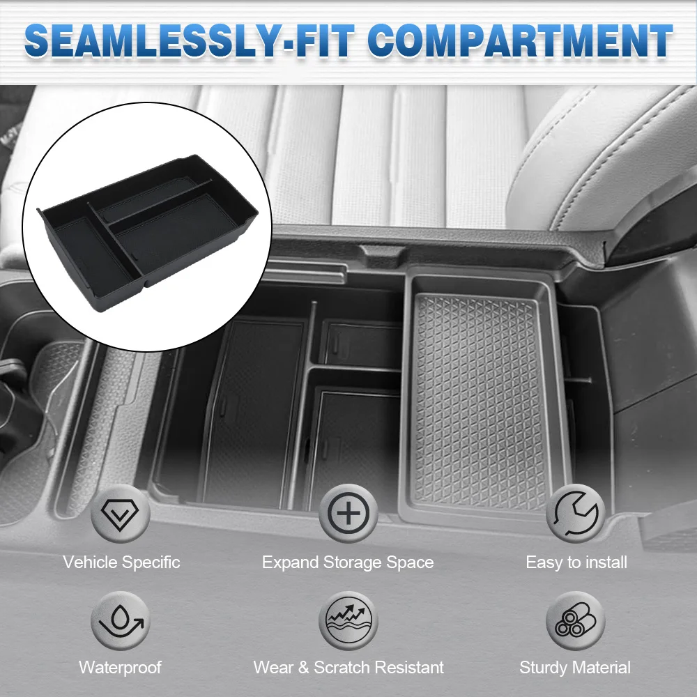 

Armrest Storage Box Tray Center Console Organizer for Honda CRV CR-V Hybrid EX EX-L LX SE Sport Touring 2023-2025