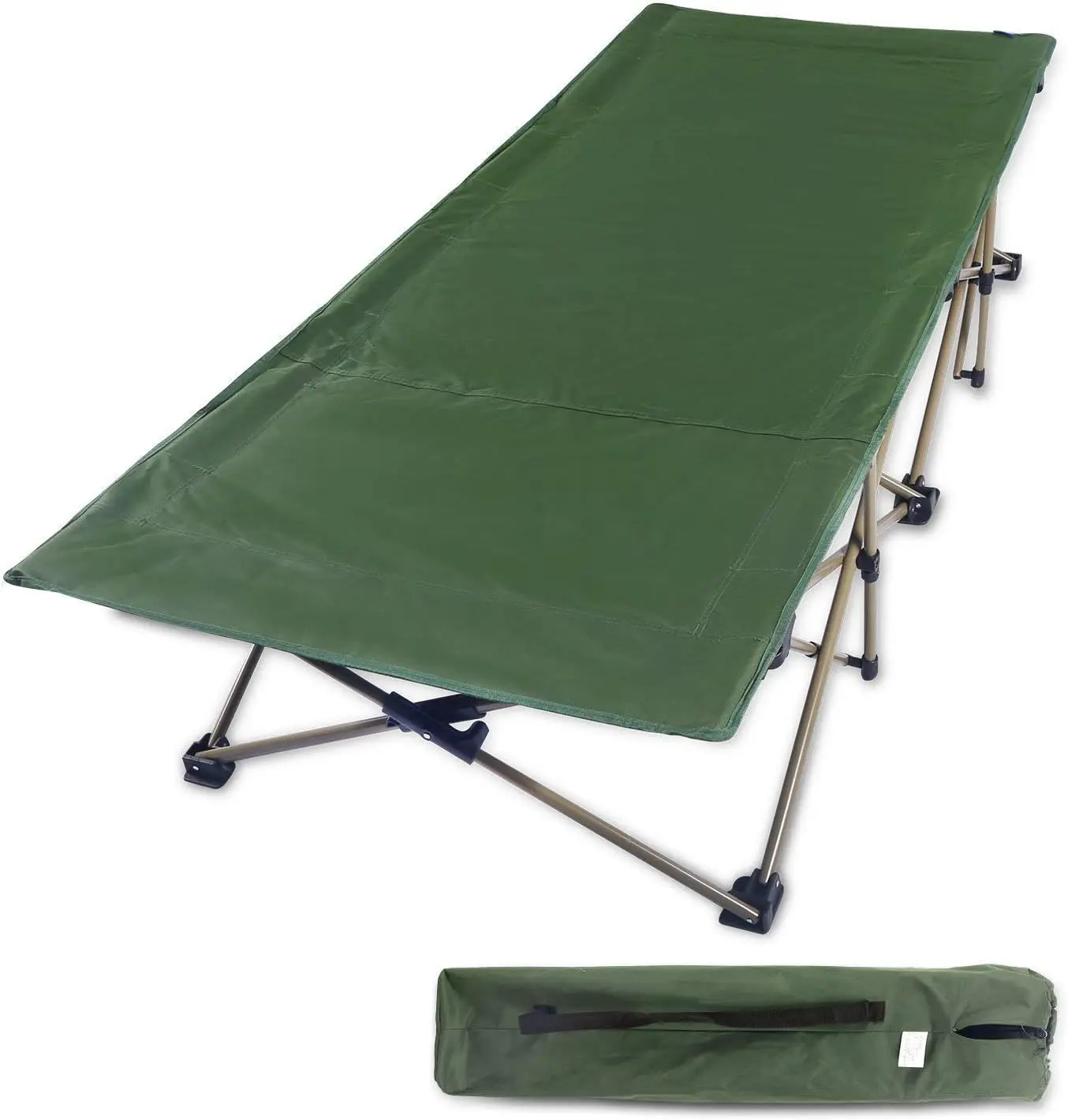 Oversized camping cots for adults 500lbs,33'' Extra Wide Tall Sleeping Cots Heavy Duty, XL Cots Portable for Outdoor Indoor