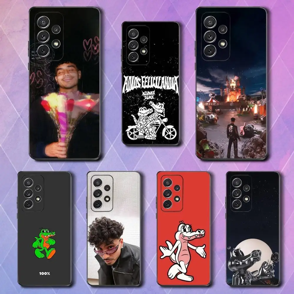 حافظة هاتف Singer A-Alvaro D-Diaz لهاتف سامسونج S25، S24، S23، S22، S21، S20، S10، Ultra، Plus، Lite، FE، غطاء أسود من السيليكون الناعم