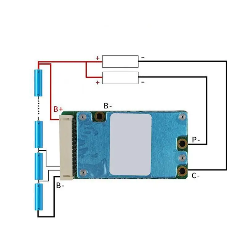 Solid 3X BMS 13S 48V Li- Lithium 18650 Battery Pack Balancer Charge Board Equalizer Common/Separate Port For Escooter(20A)