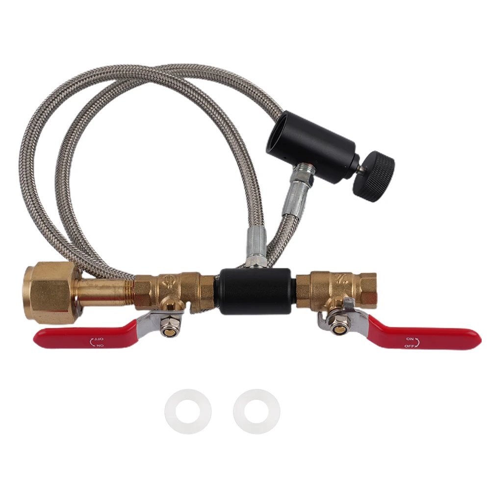 Double Hose Pneumatics Pumps Refill Station Air Tank Treatment Valve Compressed Dual Hydraulics Plumbing Pumps