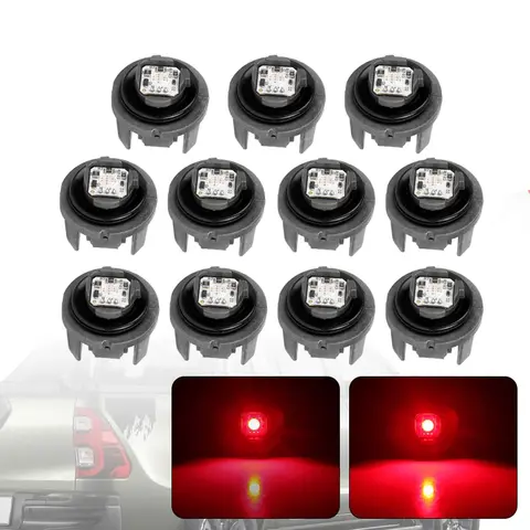 Żarówki LED tylnego zderzaka, światła stop, do Toyota Hilux Revo Recco, Corolla 2019 2020, Sienna 2021 2022, światła pozycyjne DRL, 81536-15120