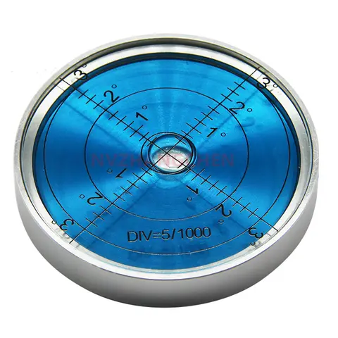 60X10MM Magnetic meter metal level bead horizontal bubble high precision for diy level measurement household