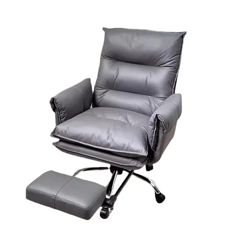 Trendy Light Luxury Office Chair Armrest Feet Support White Originality Gaming Chair Modern Unique Chaise Bureau Home Furniture