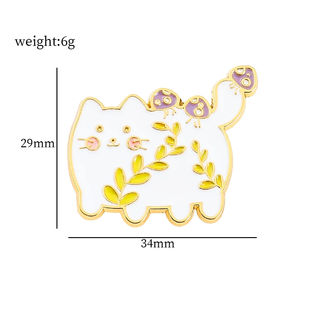 New Cats Club Enamel Pin Catsa Blue Cat Planet Exquisite Brooches Lapel Pin Jeans Shirt Bag Cute Animal Jewelry Gift