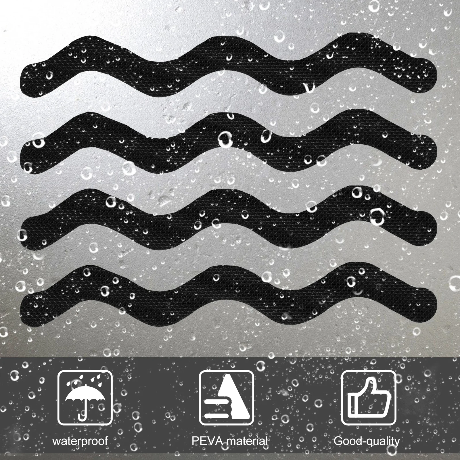 

24pcs Non-Slip Stickers Bathtub Anti-Skidding Strips Adhesive Grips Peva Stick Bathroom Pool Kitchen Anti-Slip Tape Floor