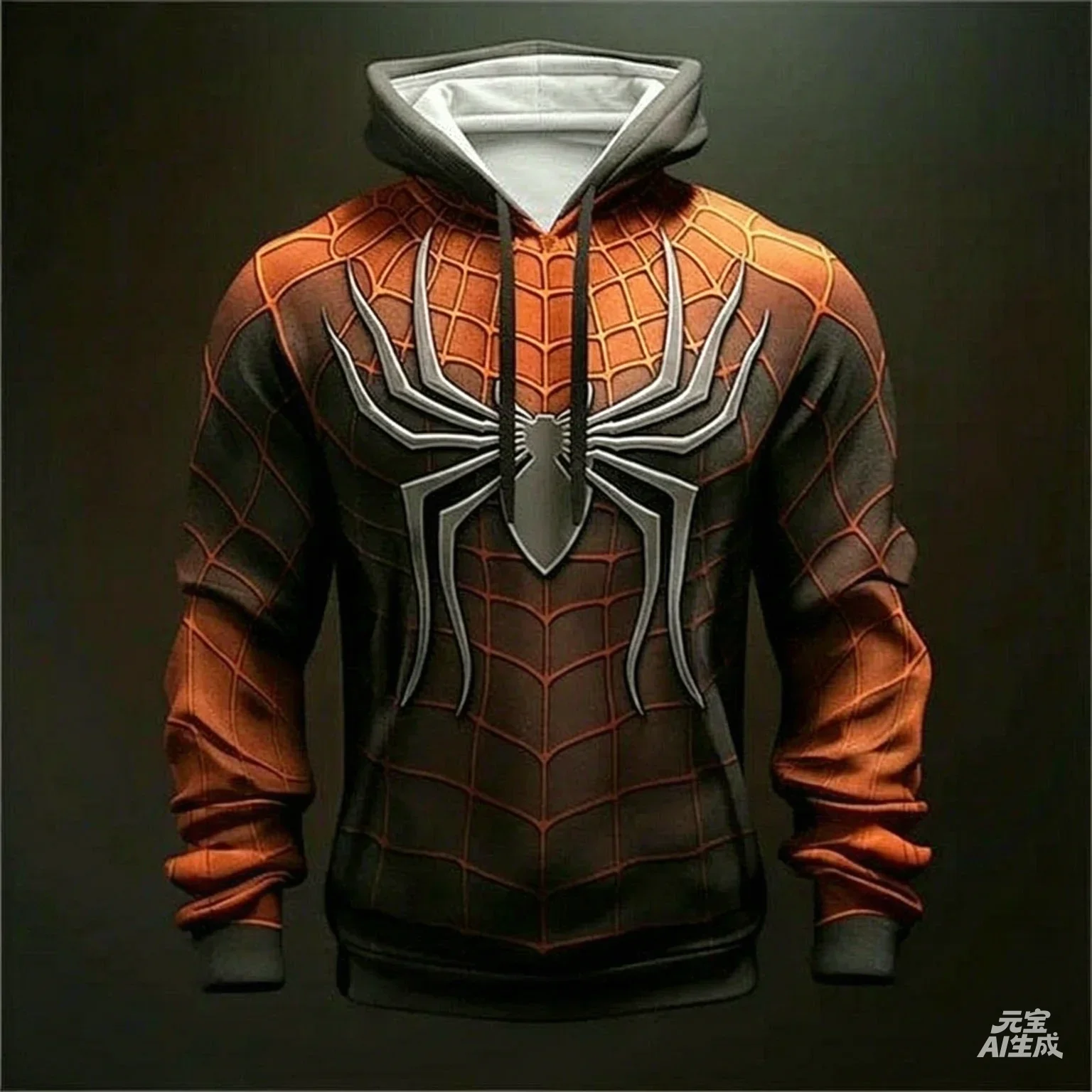 Spider Pattern Men's Fashion Hoodies Long Sleeve Autumn Winter 3D Print Street Hip Hop Sweatshirts 5XL Plus Size Casual Hoodies