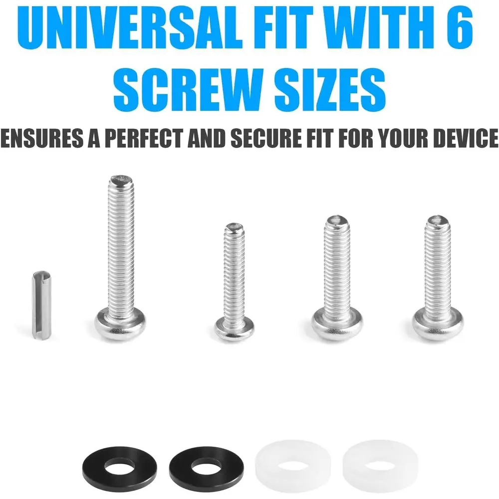 قفل صياد السمك، عبوتان من قفل رسم بياني لصيد الأسماك من الألومنيوم البيضاوي لتأمين وحدة الصيد إلى حامل Gimbal لـ Garmin وHumminbird وLowranc #6