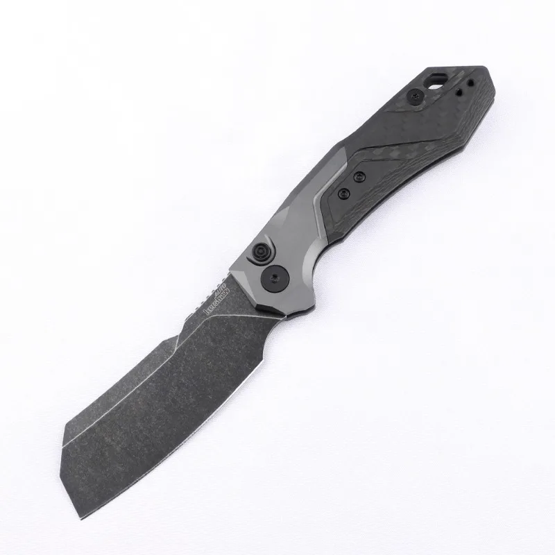 Portable 7850 Folding Camping Outdoor Knife CPM154 Blade Carbon Handle Hunting Survival Tactical Knives Fruit Utility EDC Tools