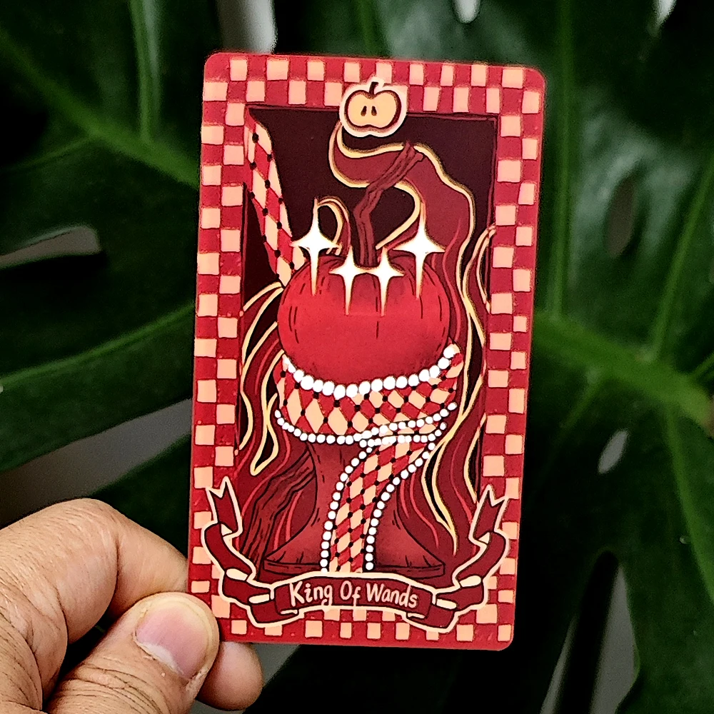 Apple Tarot Deck 79 Pcs Tarot Cards Out of Curiosity about The Apples In The Garden of Eden 10.3*6cm
