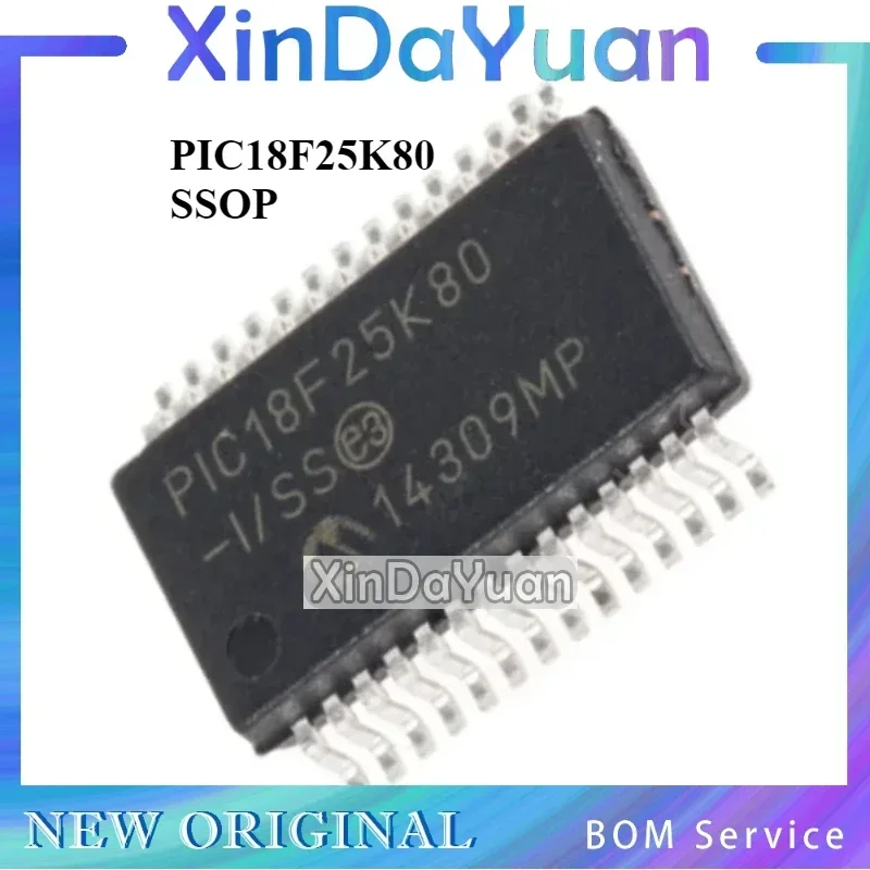 

5 pcs PIC18F25K80-I/SS PIC18F25K80 SSOP PIC18F25K80-I/MM -E/MM QFN