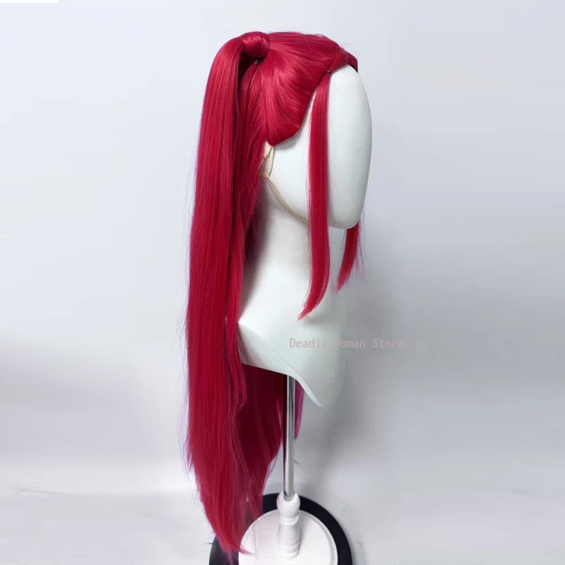 IN STOCK Huntrix Mira Cosplay Wig KPOP Demon Hunters Cosplay 95cm Pink Long Hair Heat-resistant Fiber Hair + Wig Cap