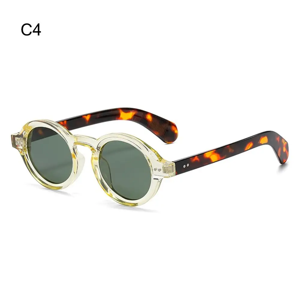 

New Retro Round Frame Sunglasses Trendy Fashion Punk Shades Vintage UV400 Y2K Glasses for Women & Men