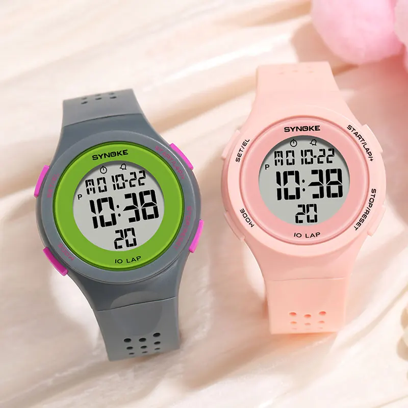 Silicone Ladies Watch Women\'s Outdoor Sports Watch Electronic Watches LED Digital 50m Waterproof Clock Men Relogio Feminino 2022