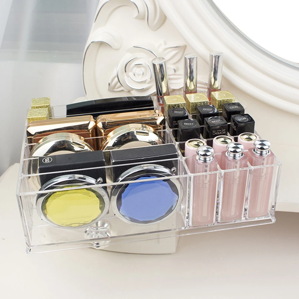 

Display Stand Lipstick Storage Organizer Rack Eye Shadow Makeup Case Tool