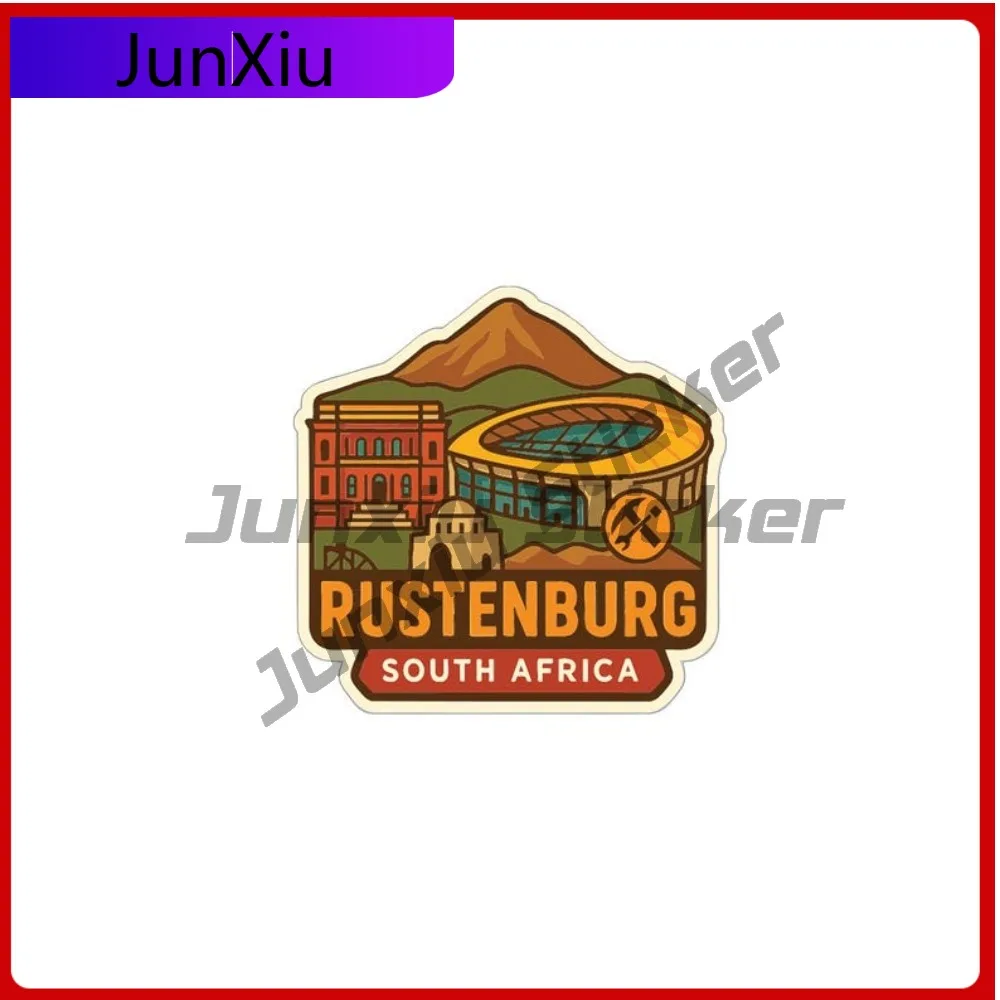

Rustenburg South Africa City Sticker Vinyl Waterproof Decal Car Rear Tent For Suv Camping Windshield Bumper Truck Electric Motor