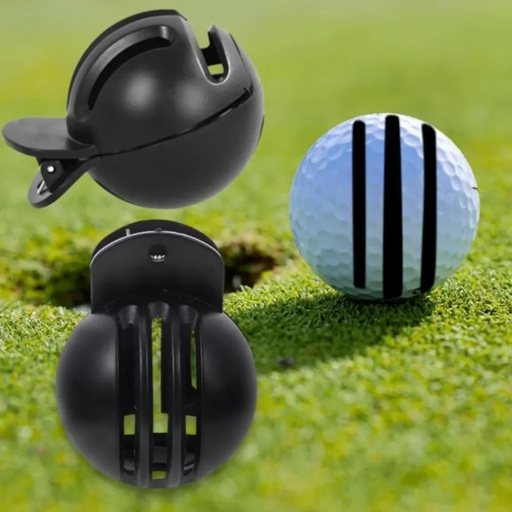 Reusable Golf Ball Liner Golf Ball Plastic Marker Tool T-shaped Three Wire Clip Combination for Black Spherical Draw Line Shell