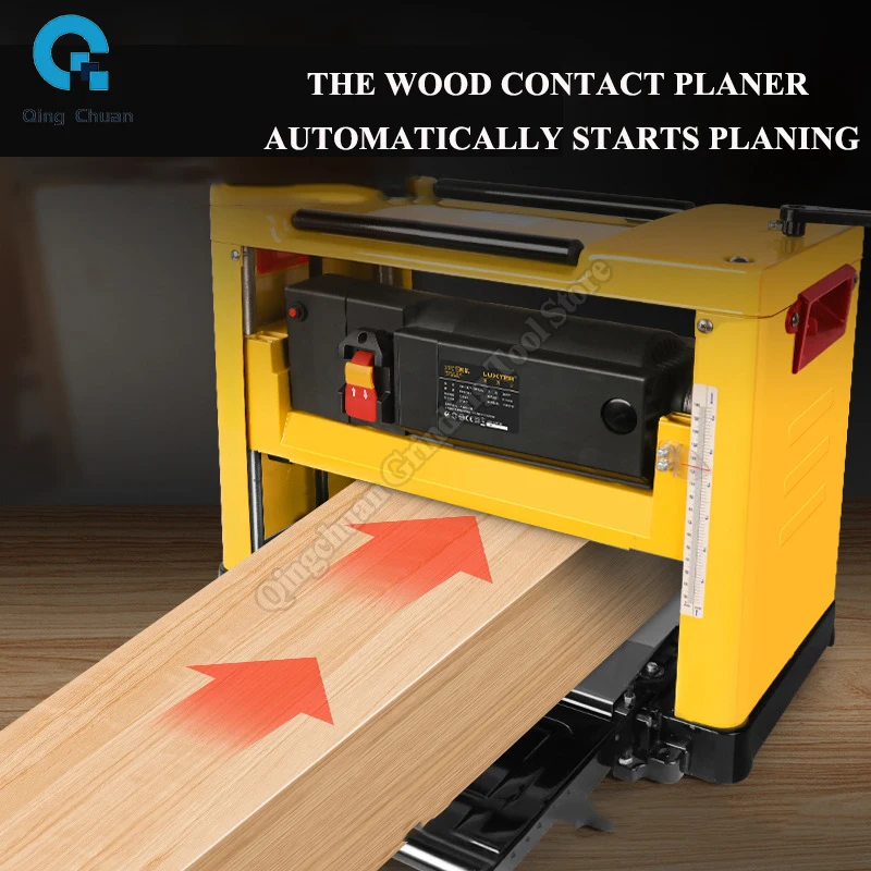 

Woodworking Planer Small Household Planer High-power Electric Planer Desktop Planer Single-sided Planer