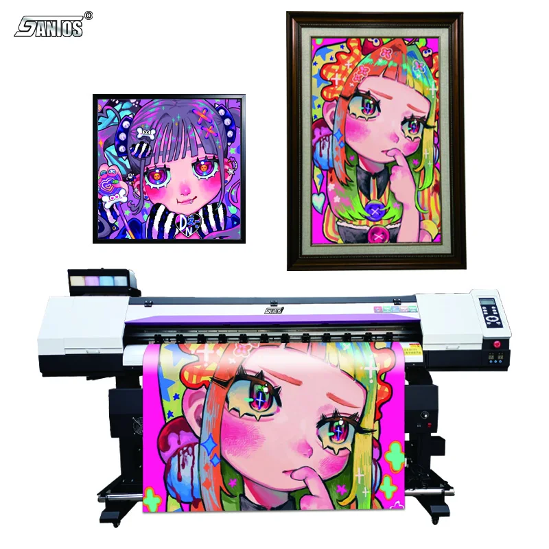 

Indoor/outdoor large format printer Carvas Banner adhesive car stickers 1.6m/1.8m width Eco solvent plotter sublimation printer
