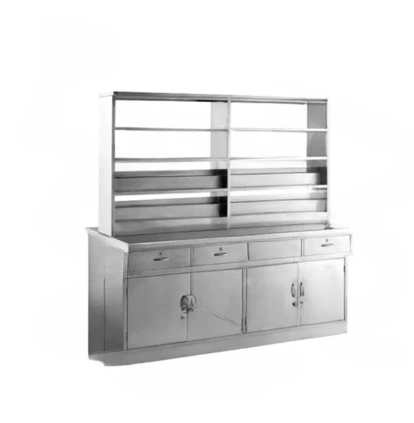 SY-R094 Laboratory Stainless steel sterile medical instrument cabinet Laboratory Work Bench with Storage Cabinet