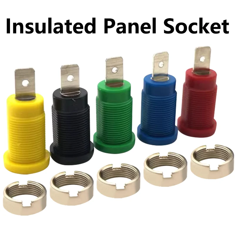 

40Pcs/Set 4mm 32A Banana Jack Socket Terminal Insulation Panel Socket Open Hole Connector 12mm