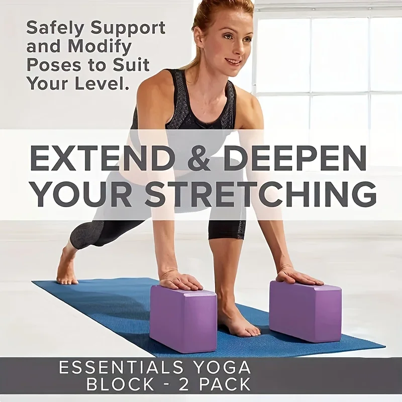 Yoga-Blöcke aus Schaumstoff, ein Spezielles Yoga-Hilfsmittel für Erwachsene mit Hoher Dichte für Tanz und Beinpresse – Detail 7