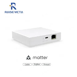 RAISE Tuya Zigbee Matter Thread Wired Smart Home Bridge Matter Hub Support Voice Control Siri Homekit SmartThings Google Alexa