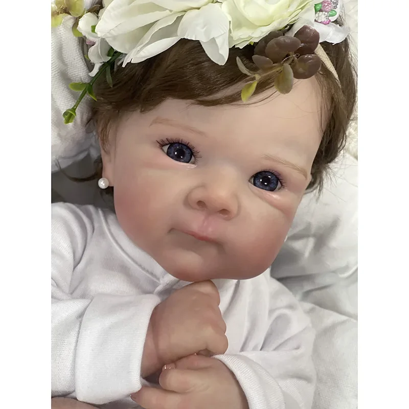 

45CM Reborn Bettie Newborn Baby Dolls Very Lifelike 3D Skin Visible Veins Already Finished BabyToys Gift for Children