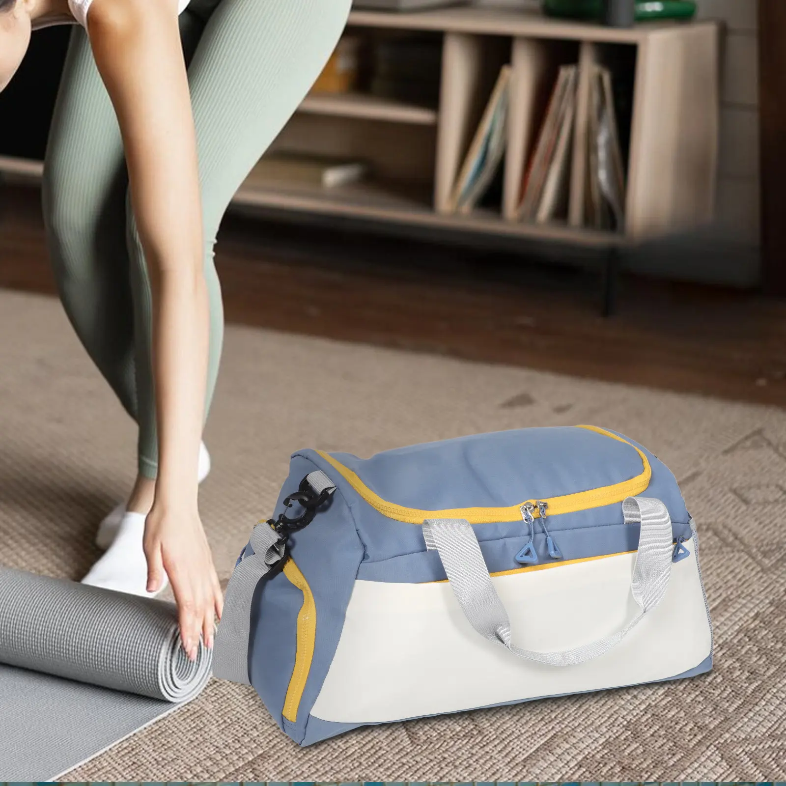 

Спортивная сумка большой вместимости с разделением для сухих и влажных вещей для мужчин и женщин, дорожная сумка для фитнеса и путешествий