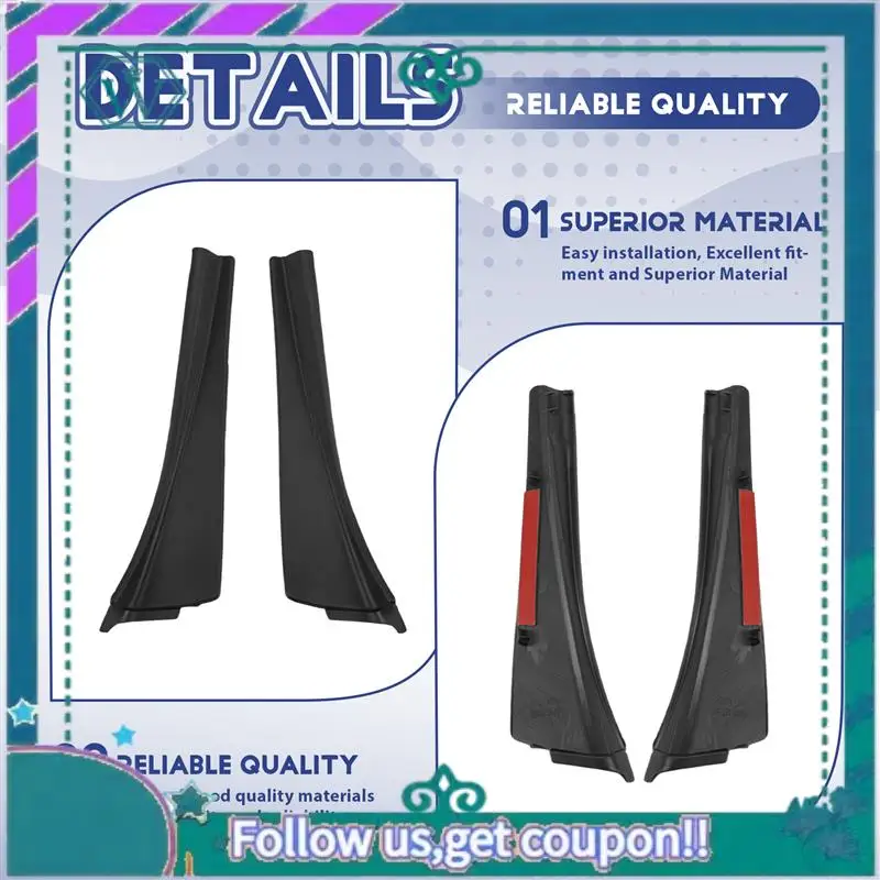 

AA92-Car Front Windshield Wiper Side Trim Cover Water Deflector Cowl Plate Left Right Fit For Nissan Qashqai J10 2008-2015