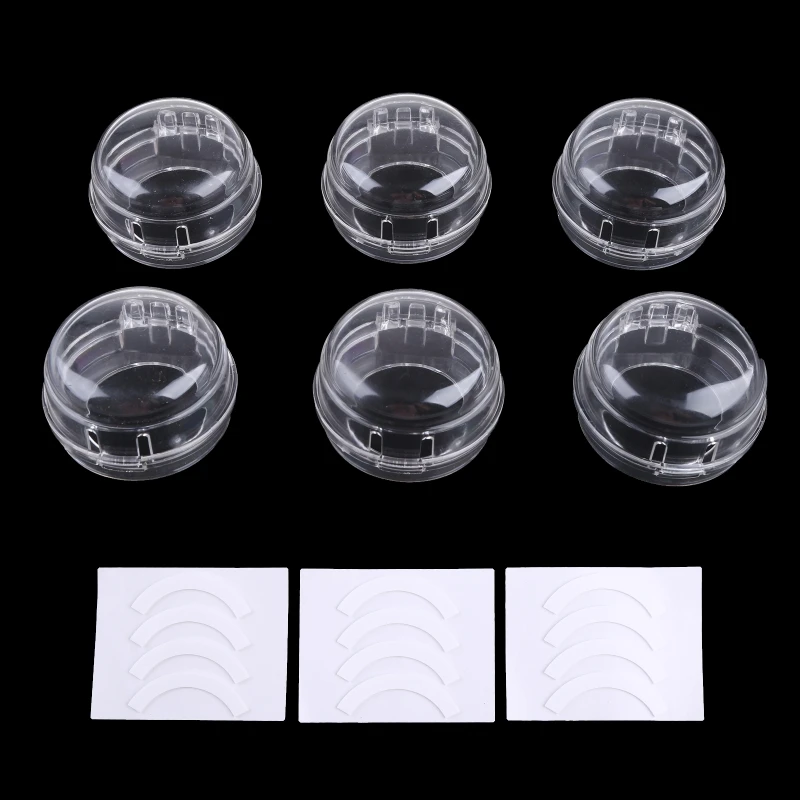 6 Pcs Gasfornuis Knop Covers Baby Veiligheid Oven Lock Deksel Baby Kind Protector Home Keuken Schakelaar Voor Bescherming D5QA