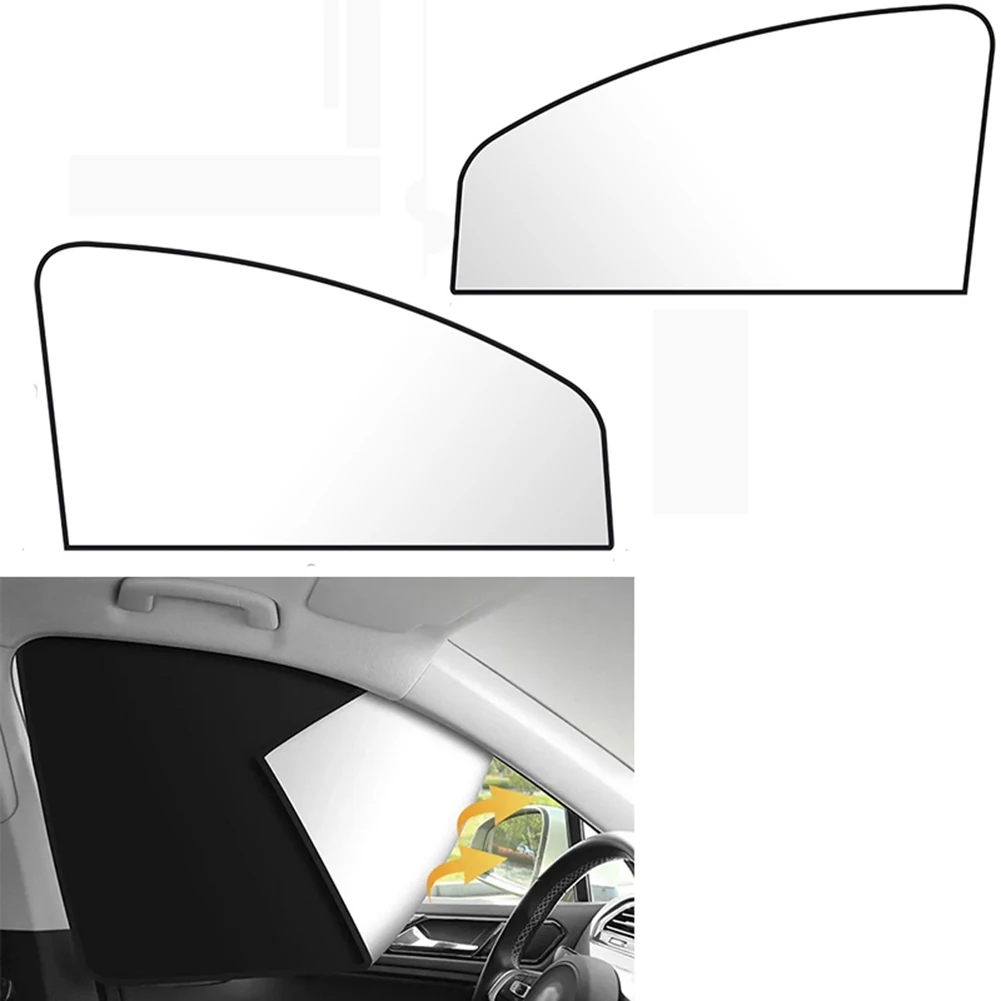 2 Pack Side Window Sun Shade for Cars with Magnetic Mounting System For Front or Rear Compatibility Heat Shield