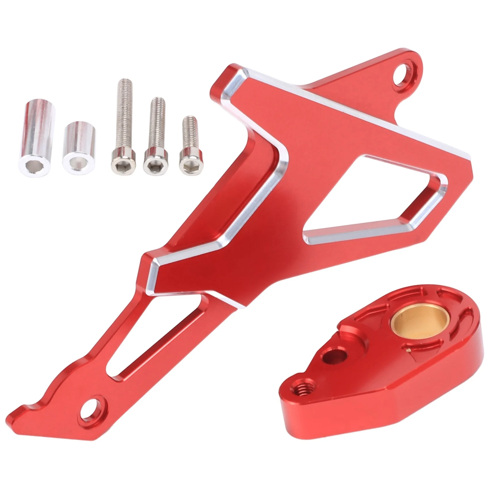 Motorcycle Front Sprocket Cover Chain Protector Guard Cap for Honda CRF300L CRF300 Rally CRF 300 L CRF 300L Rally(Red)