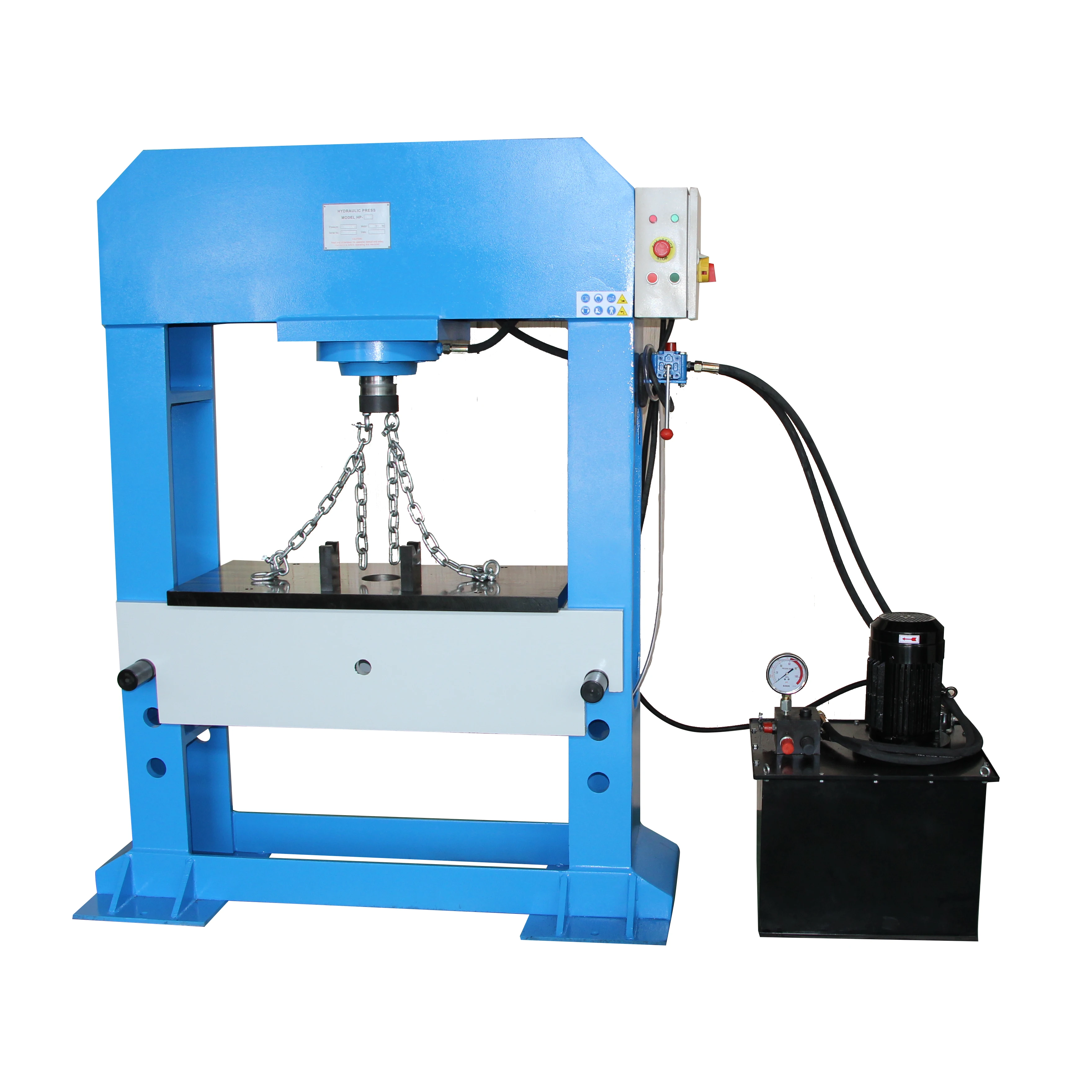 

HP-63 Hydraulic Press CE Approval Hydraulic/ Electric H Frame Hydraulic Press HP Series Metal Sheet Bending Machine